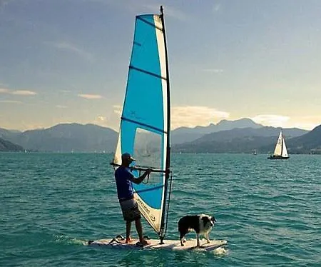 Attersee - Ganzes Ferienhaus, Seeblick, Kamin, Sauna Nussdorf am Attersee