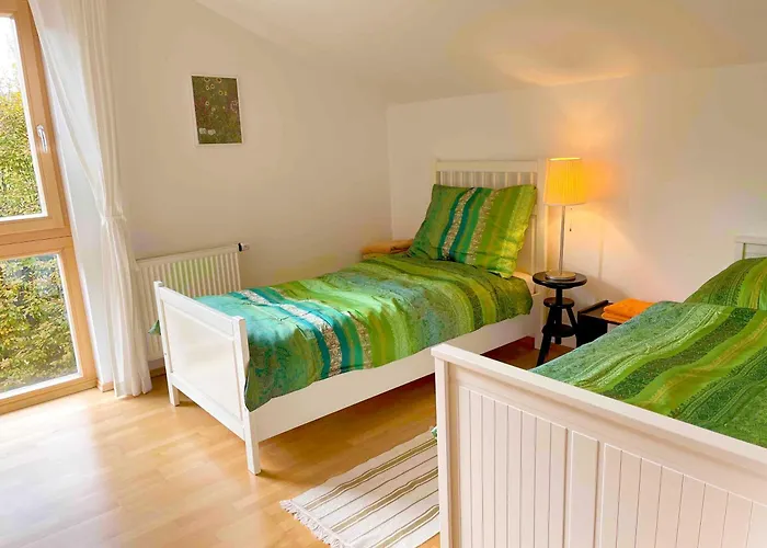 Attersee - Ganzes Ferienhaus, Seeblick, Kamin, Sauna Daire Nussdorf am Attersee