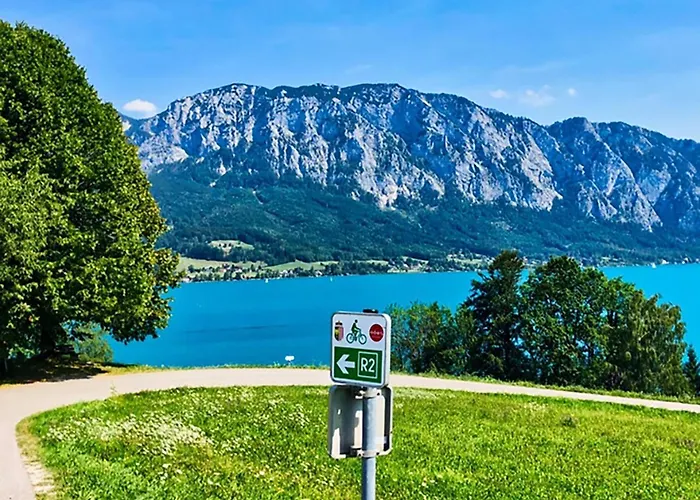 Attersee - Ganzes Ferienhaus, Seeblick, Kamin, Sauna