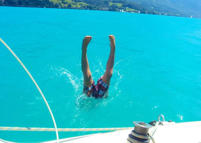 Attersee - Ganzes Ferienhaus, Seeblick, Kamin, Sauna Διαμέρισμα *